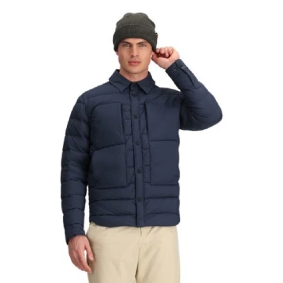 Obermeyer Men's Dark Blue Puffer Jacket - Picture 1 of 9